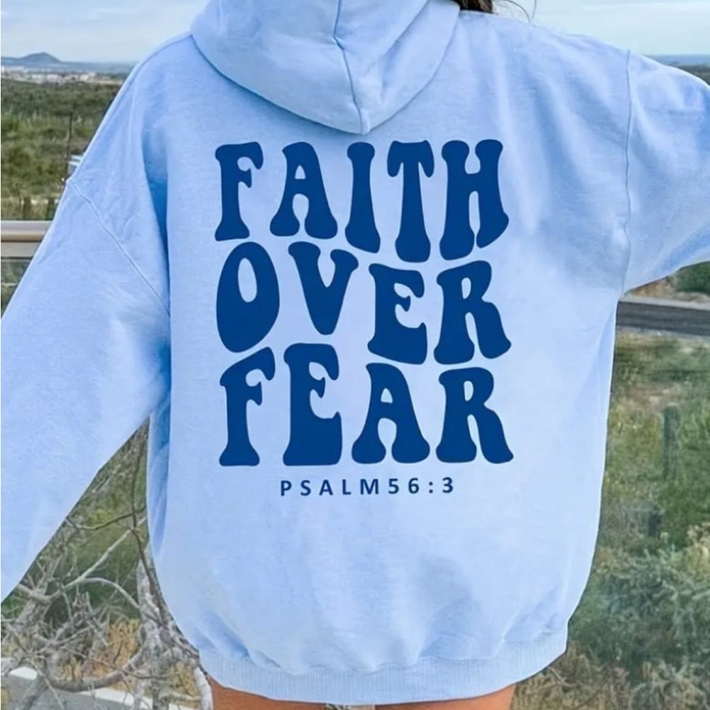 Womens Casual Blue Hoodie Sweatshirt